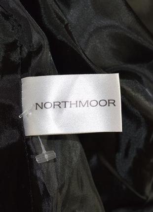 Брендовое черное демисезонное пальто с карманами northmoor вискоза этикетка5 фото