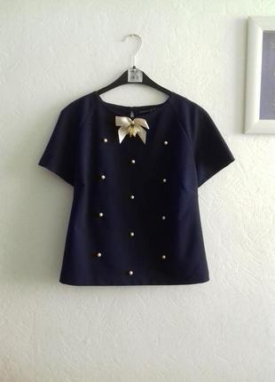 Дуже ошатний не тонкий топ з перлами