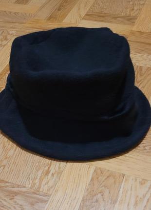 Шляпа мягкая панама черная 56 см
