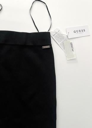 Юбка гесс guess черная хс с ниже колена2 фото