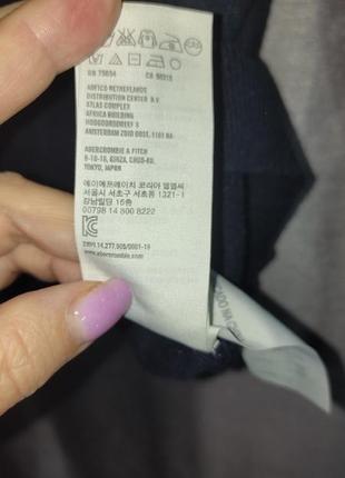 Джемпер синий hollister s 3