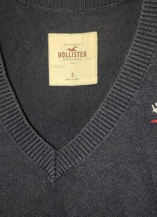 Джемпер синий hollister s2 фото