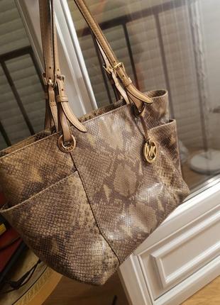 Сумка кожаная michael kors