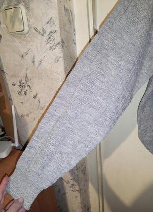 Шерстяной-30%,свитер красивой вязки,мужской,большого размера,anfero6 фото