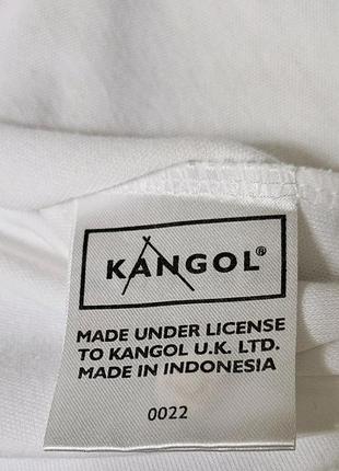 Белая футболка с коротким рукавом kangol6 фото