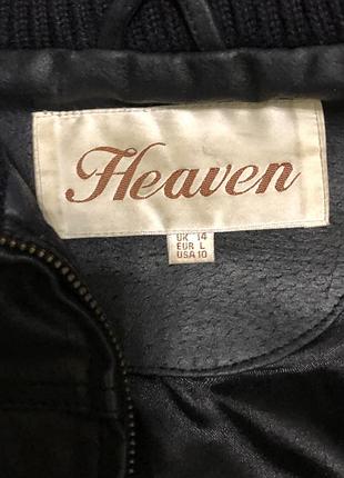 Куртка графитовая черная heaven косуха бомпер кожаная короткая4 фото