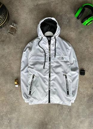 Мужская куртка the north face белая, куртка tnf белая осенняя xl