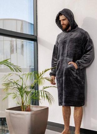 Теплая махровая пижама унисекс удобная качественная2 фото