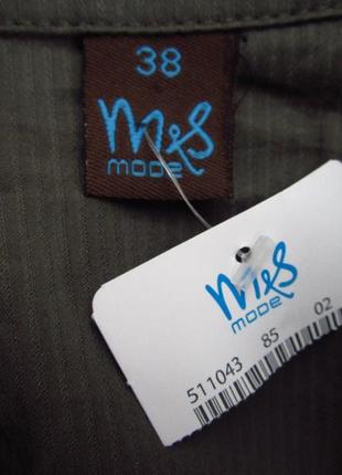 Новая стильная рубашка m&s,р.38/442 фото