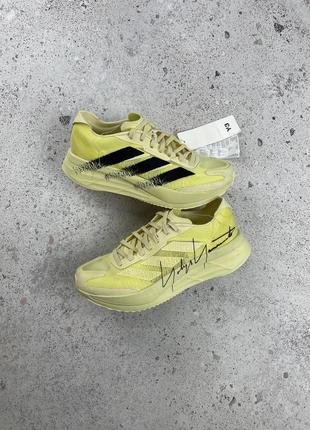 Adidas y-3 yohji yamamoto boston 11 flush yellow мужские кроссовки оригинал