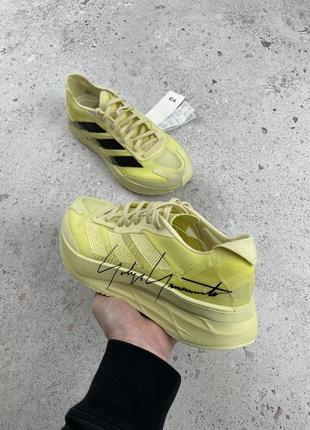 Adidas y-3 yohji yamamoto boston 11 flush yellow мужские кроссовки оригинал8 фото