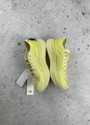 Adidas y-3 yohji yamamoto boston 11 flush yellow мужские кроссовки оригинал4 фото