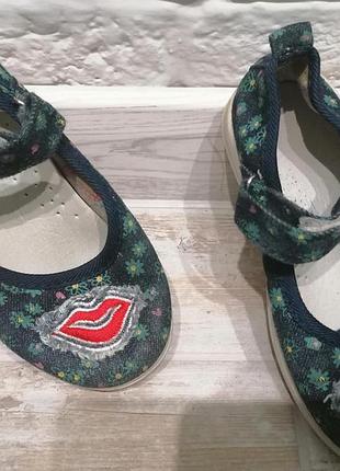 Відмінні тапочки для дівчинки для саду, будинку устілка 17, 2 см3 фото