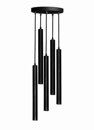 Светильник msk electric elegant на круглой основе nl 4045-5r bk