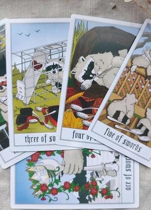 Гадальные карты trash panda tarot гадальные карты с енотом яркое таро размер стандартный