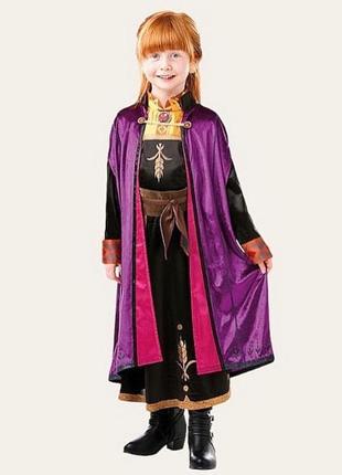 Новорічний карнавальний костюм на дівчинку 4-6 р 110/116 см анна холодне серце frozen