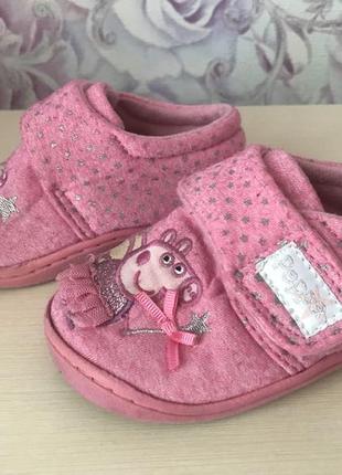 Мокасини-тапочки peppa pig