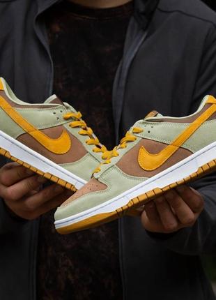 Мужские кроссовки nike sandals sb dunk brown haki 40-41-43-44-455 фото