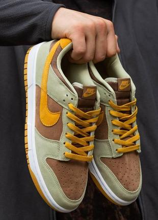 Мужские кроссовки nike sandals sb dunk brown haki 40-41-43-44-456 фото