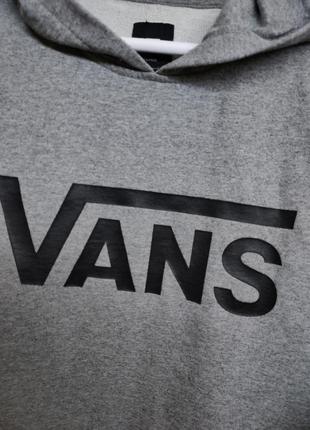 Кофта худи серая vans3 фото