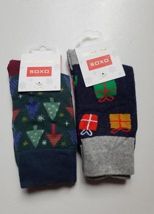 Чоловічі новорічні шкарпетки soxo2 фото