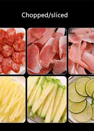 Багатофункціональна овочерізка ручна для м'яса овочів фруктів слайсер ammunation4 фото
