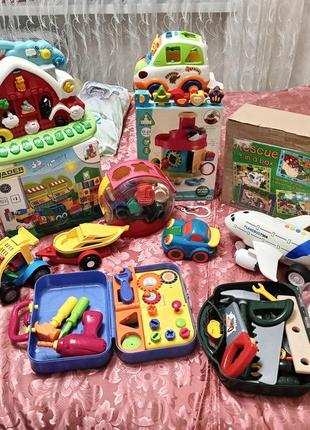 Інтерактивні розвиваючі іграшки chico/ fisher price/ waldi