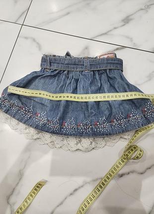 Юбка джинсовая chicco 5