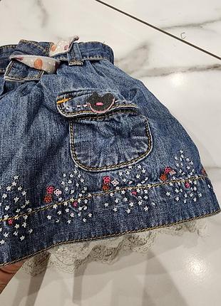 Юбка джинсовая chicco 3