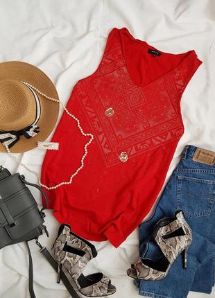 🔥чудова подовжена майка від new look в етно стилі