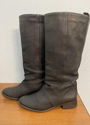 Чоботи демісезонні з натуральної шкіри mango