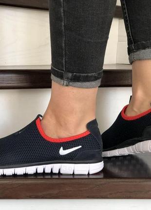 Р.39 кроссовки nike free run 3.0 (сине/бело/красные)4 фото