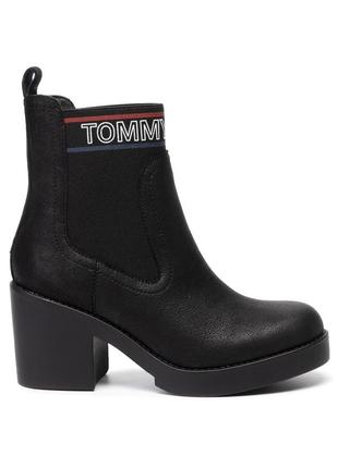 Черевики tommy hilfiger corporate elastic leather