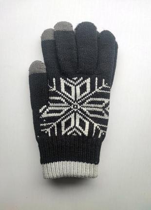 Рукавички iwinter wool gloves для сенсорних екранів чоловічі жіночі
