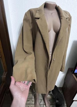 Женское кашемировое пальто на подкладке new look3 фото