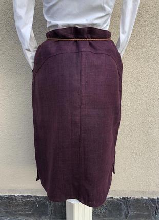 Эксклюзив,100%конопля,тайланд,полотняная юбка прямой крой,этно бохо стиль10 фото