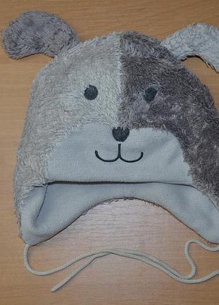 Милая шапочка для мальчика (5-6 лет)