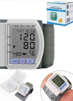 Тонометр на запястье automatic blood pressure ck-102s7 фото
