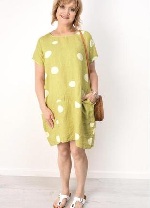 Лляна сукня плаття італія new collection