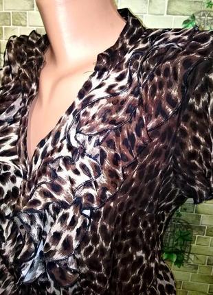 Блуза в леопардовый принт oodji, 💯 оригинал, молниеносная отправка 🚀⚡3 фото
