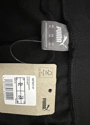 Теплые брюки джоггеры Puma на флисе/ sweatpants essentials+2 фото