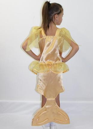 Карнавальный костюм золотая рыбка №2 110 см3 фото