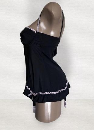 Сексуальный пеньюар с подвязками