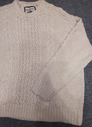 Джемпер radbourne mantaray, мужской шерстяной вязаный свитер в рыбацком стиле, размер

xl7 фото