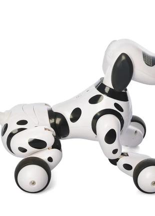 Дитячий робот інтерактивна собака на пульті limo toy rc 0007 музика світло перевертається танцюет2 фото