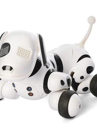 Дитячий робот інтерактивна собака на пульті limo toy rc 0007 музика світло перевертається танцюет5 фото