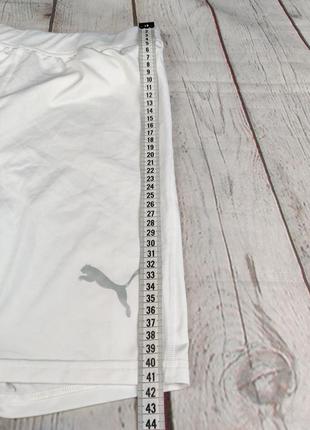 Компрессионные термо шорты подшортники белые мужские puma liga baselayer shorts10 фото