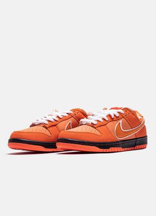 Кроссовки nike sb dunk low concepts x orange lobster6 фото