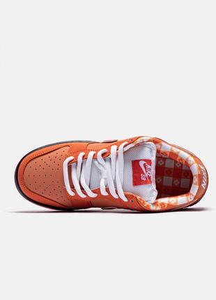 Кроссовки nike sb dunk low concepts x orange lobster3 фото