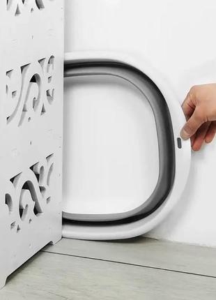 Складний силіконовий таз миска